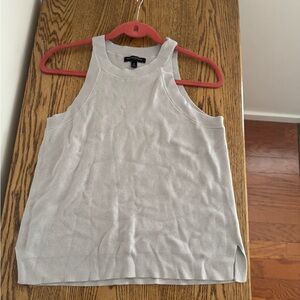 Banana Republic Light Gray Knit Top